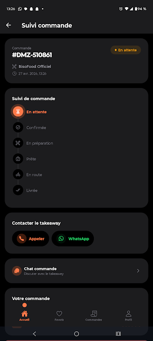 BisoFood – Livraison repas Screenshot 2