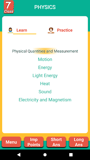 ICSE Class -7 Screenshot 1