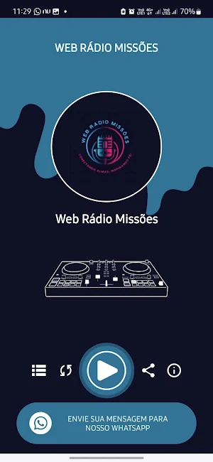 Web Rádio Missões Screenshot 1