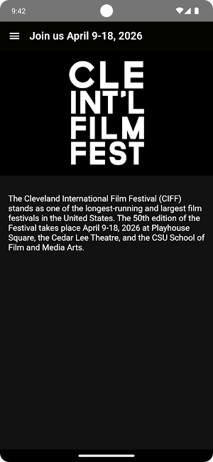Cleveland Intl Film Festival Screenshot 0