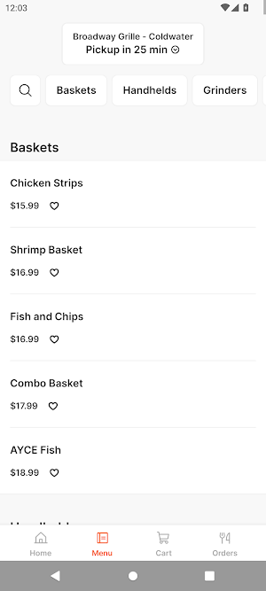 Broadway Grille Screenshot 1