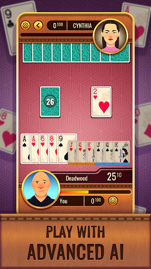 Gin Rummy Classic Screenshot 1