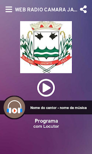 Web Radio Câmara Jacinto MG Screenshot 0