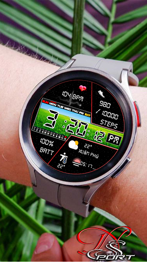 [N-SPORT580] Watchface Digital Screenshot 2