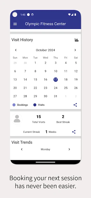 Olympic Fitness Center Screenshot 1