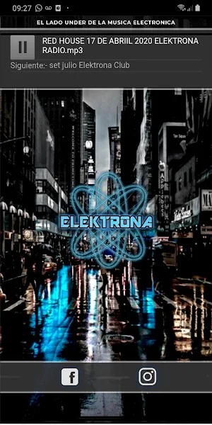 Elektrona Radio Screenshot 1