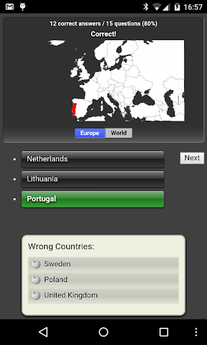Country Quiz Lite Screenshot 3