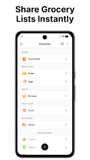 Groceree: Shared Grocery List Screenshot 0