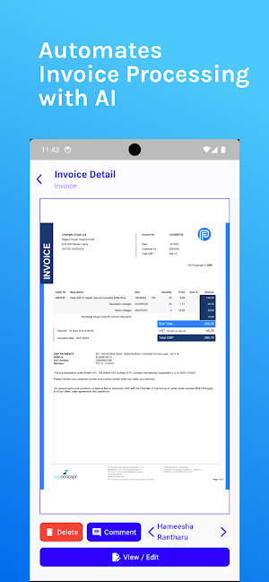 Intellimorph Invoice Manager Screenshot 3