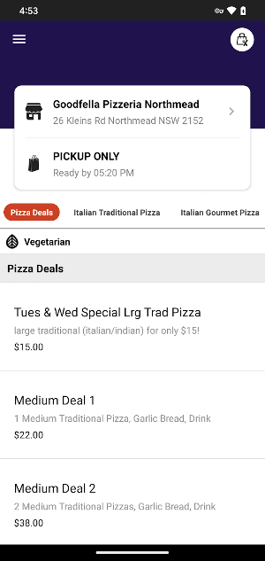 Goodfella Pizzeria Screenshot 2