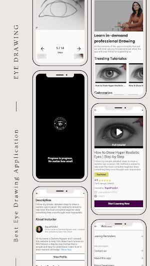 Learn To Draw Eyes Screenshot 0