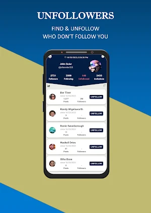 Unfollowers PRO Screenshot 0