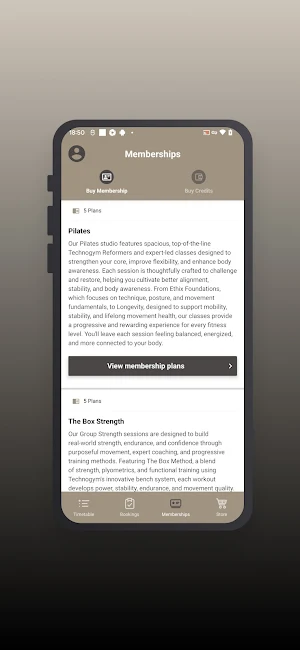 Ethix Fitness Studio Screenshot 2