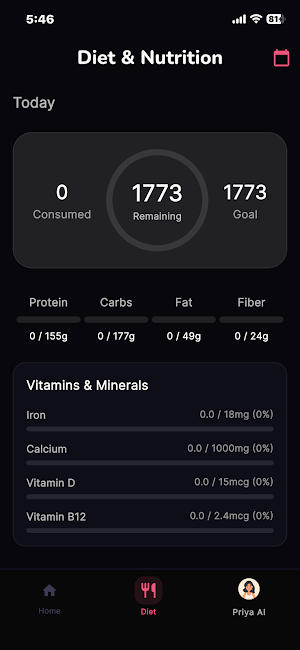 FitnessOS - AI Health Coach Screenshot 2