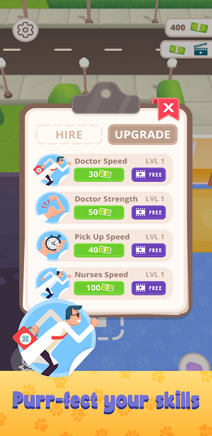 Cat Clinic Tycoon: Pet Doctor Screenshot 2