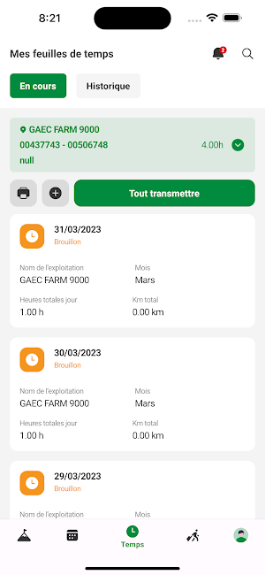 Mon service de remplacement Screenshot 3