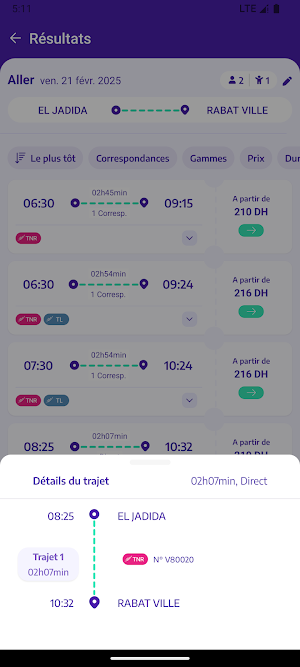ONCF Voyages Screenshot 1