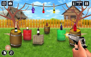 FPS Gun Game: Bottle Shooting Screenshot 0