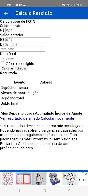 FGTS saque consulta Screenshot 1