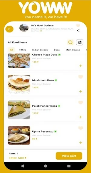 Yowww - Food Delivery Screenshot 2