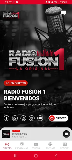 Radio Fusion 1 Screenshot 1