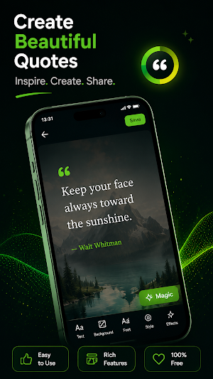 QuotesDaily - Quote Creator Screenshot 1
