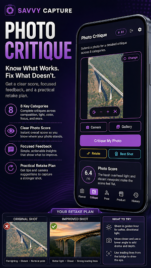 Savvy Capture: AI Photo Guide Screenshot 1