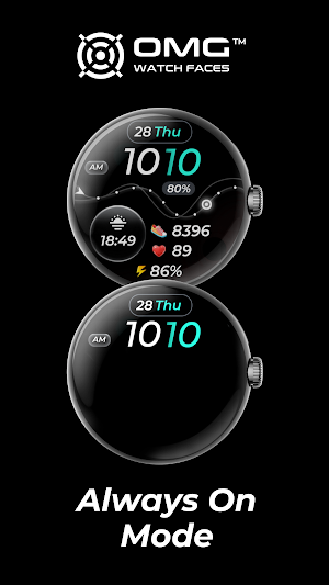 OMG 61 - Digital Watch Face screenshot 7