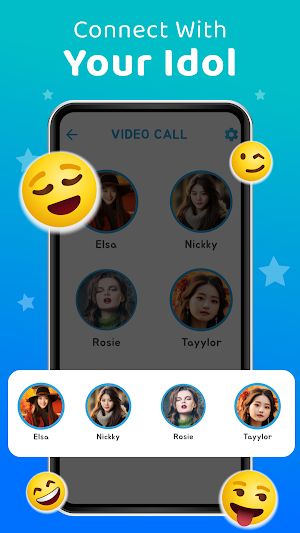Idol Video Prank Call & Chat Screenshot 3