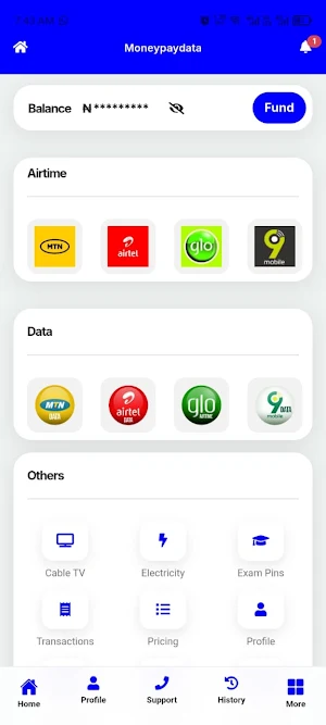 MoneyPayData Screenshot 2