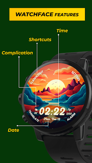 Nature Landscape Watch Faces Screenshot 1
