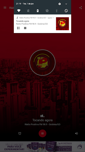 Rádio Positiva FM 99.1 Goiânia Screenshot 2