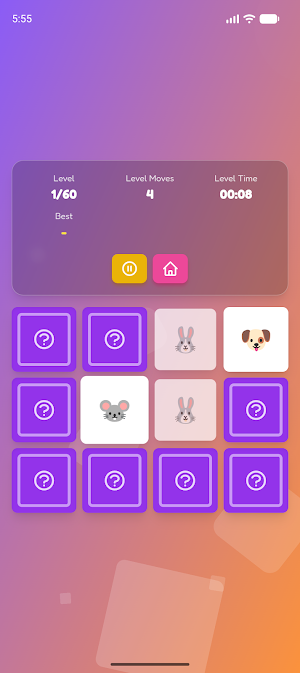 Memory Match Game Screenshot 2