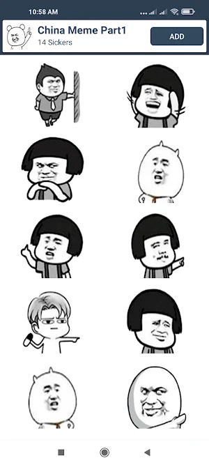 China Meme WAStickerApps Screenshot 0