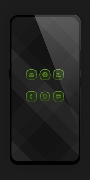 Matte Glass Green Icon Pack Screenshot 2