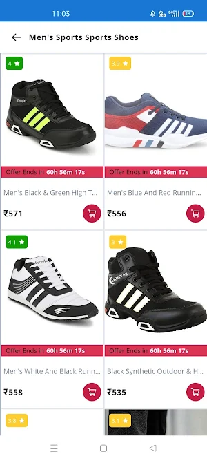 Min min online shopping app Screenshot 1