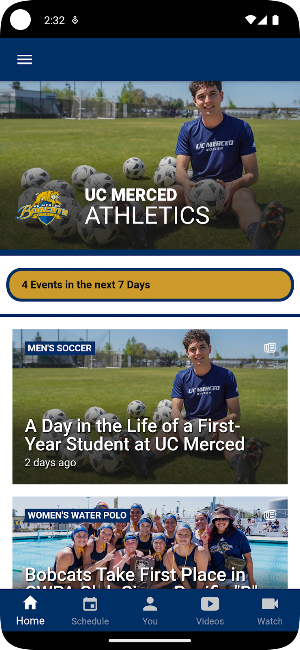 UC Merced Athletics Screenshot 0