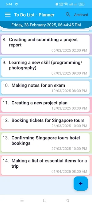 To-Do List - Schedule Planner Screenshot 1