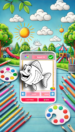 Fish Magic Coloring Screenshot 1