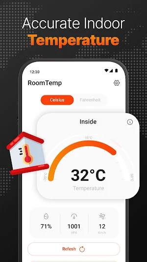 Thermometer: Room Temperature Screenshot 1