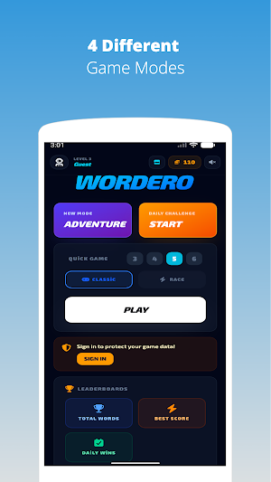 Wordero - Word Puzzle Game Screenshot 0