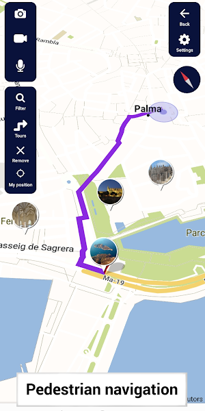 Mallorca map offline guide Screenshot 3