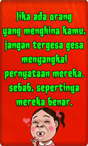 Status singkat lucu Screenshot 0