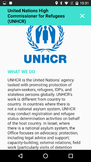 Salaam, information for asylum-seekers in Israel Screenshot 2