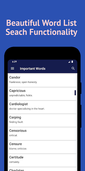 English Vocabulary Test Screenshot 3