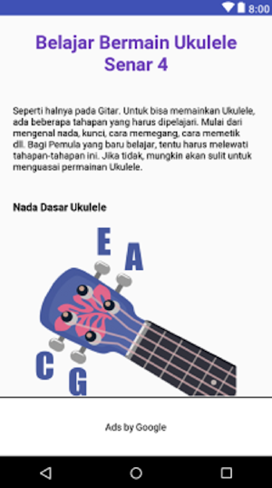 Belajar Ukulele Untuk Pemula Screenshot 1