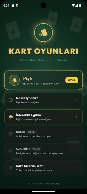 Kart Oyunları: Pişti Screenshot 0