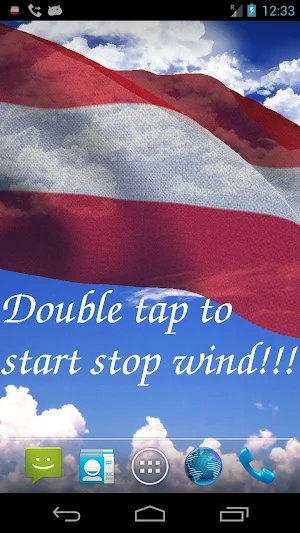Austria Flag Live Wallpaper Screenshot 0