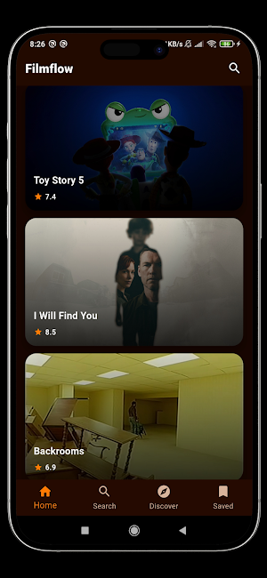 Filmflow : Movies & TV Shows Screenshot 1