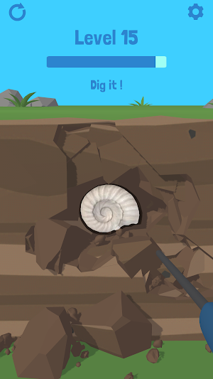 Dig Gemstone Destruction ASMR Screenshot 2